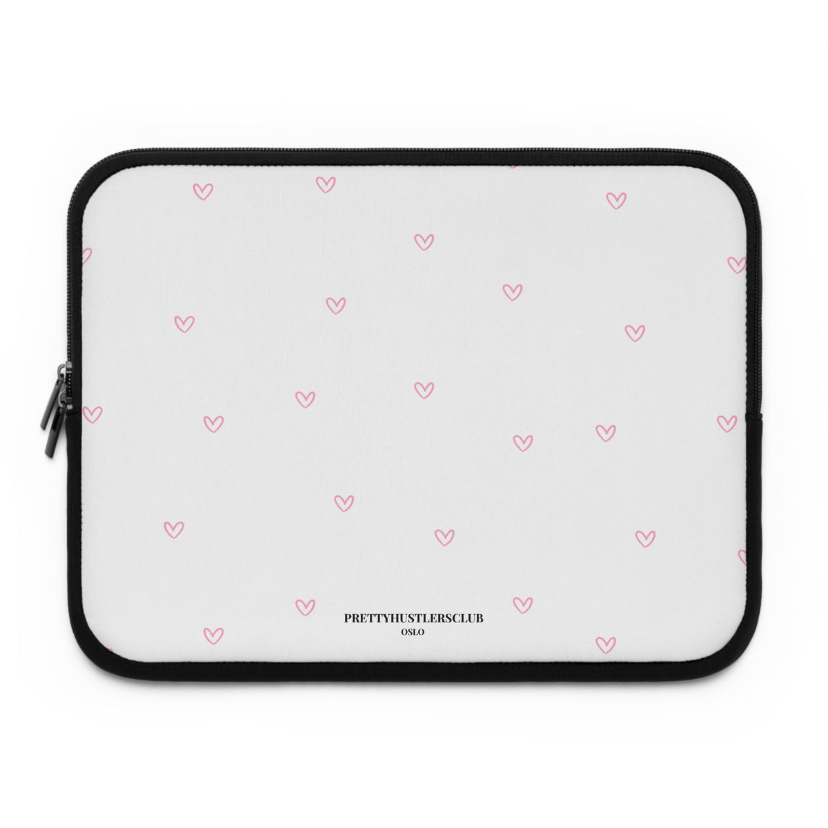 Pink Tiny Hearts Pattern Laptop Sleeve