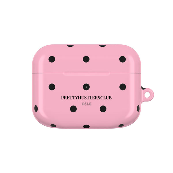 Pink With Black Polka Dots V2 AirPod Pro Case