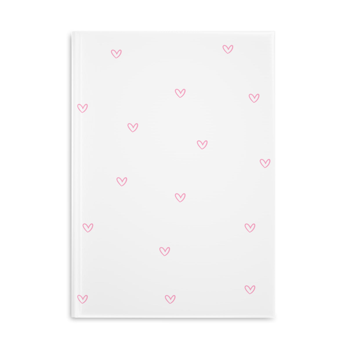 Pink Tiny Hearts Puffy Cover