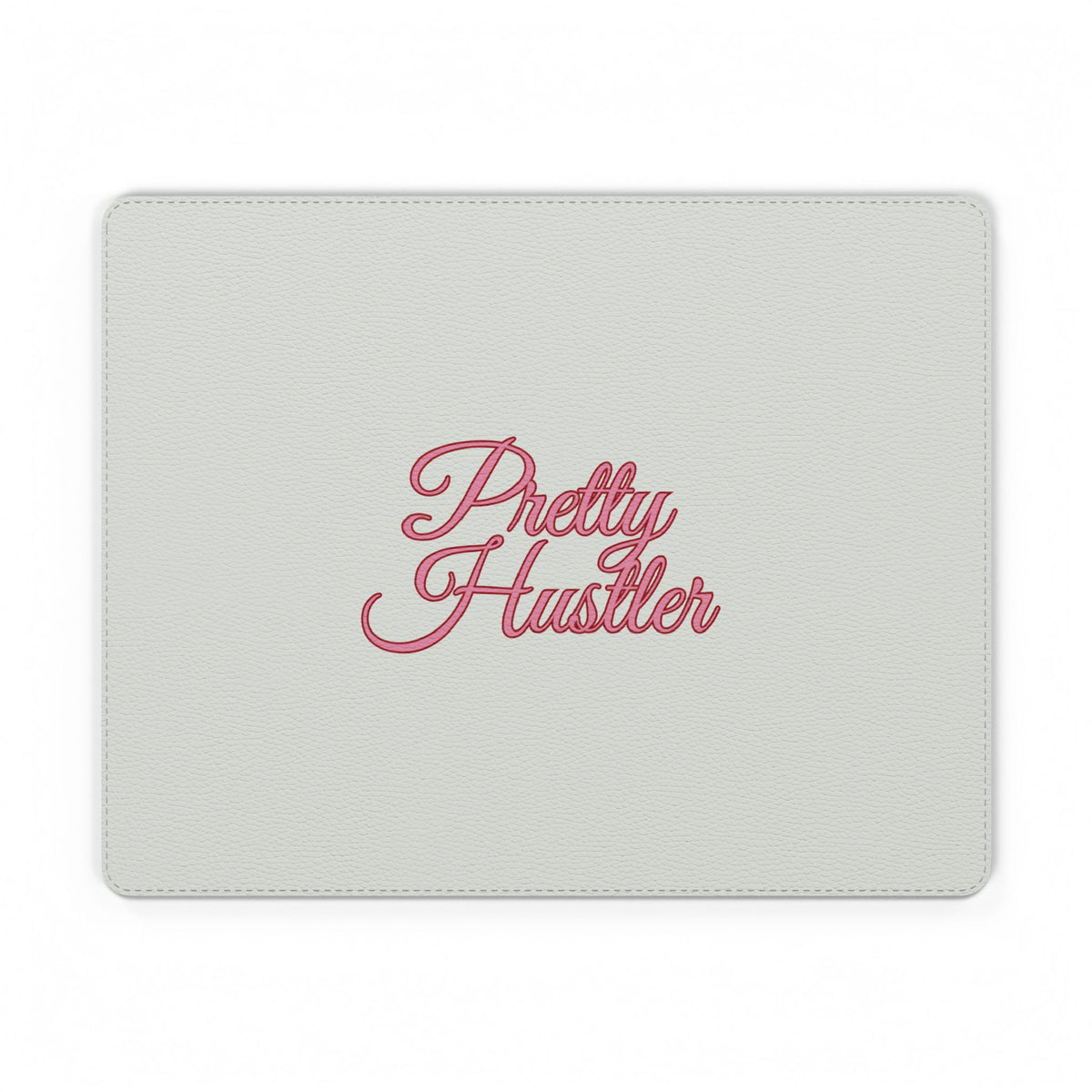 Pretty Hustler PU Leather Mouse Mat