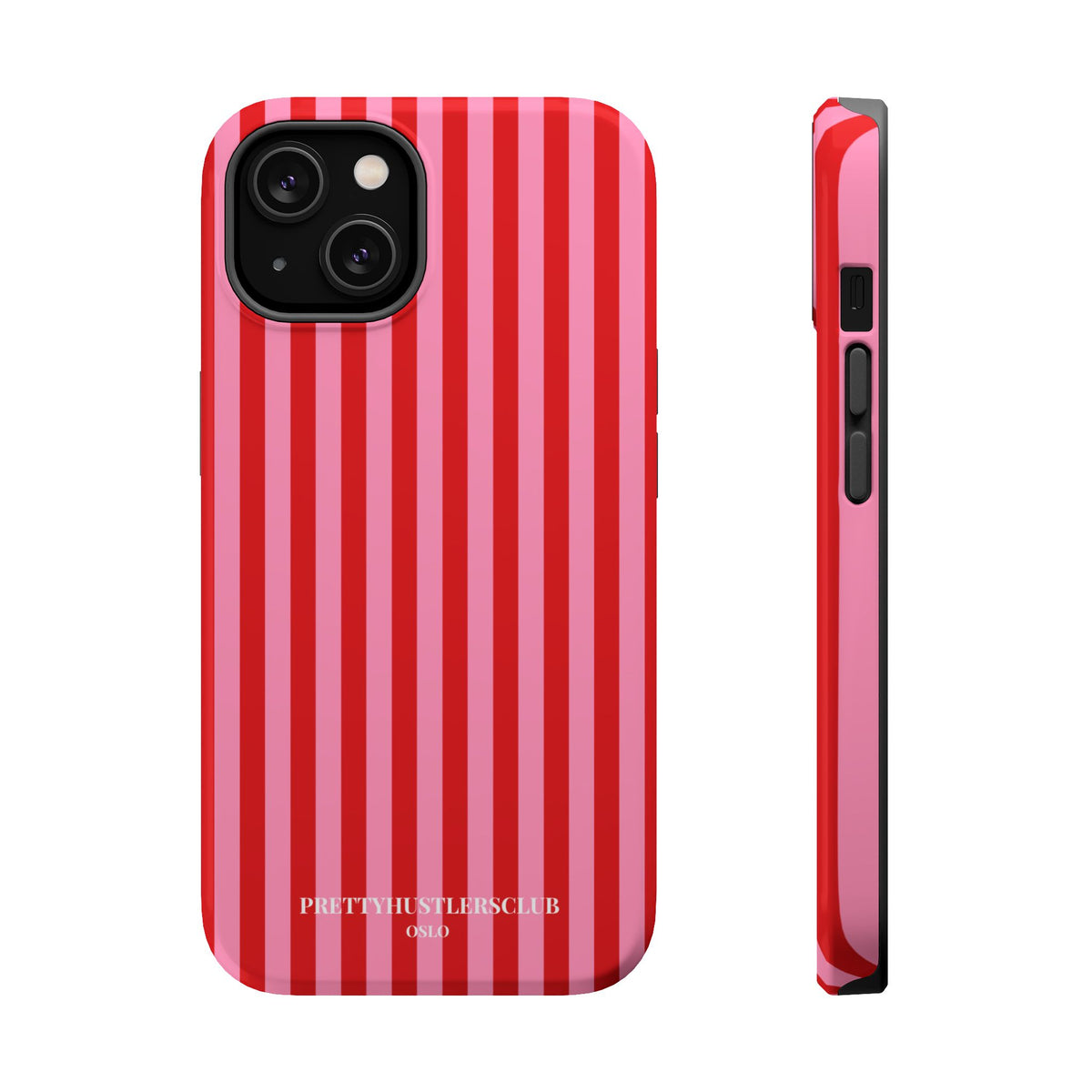 Red and Pink Stripes (MagSafe) Phone Case