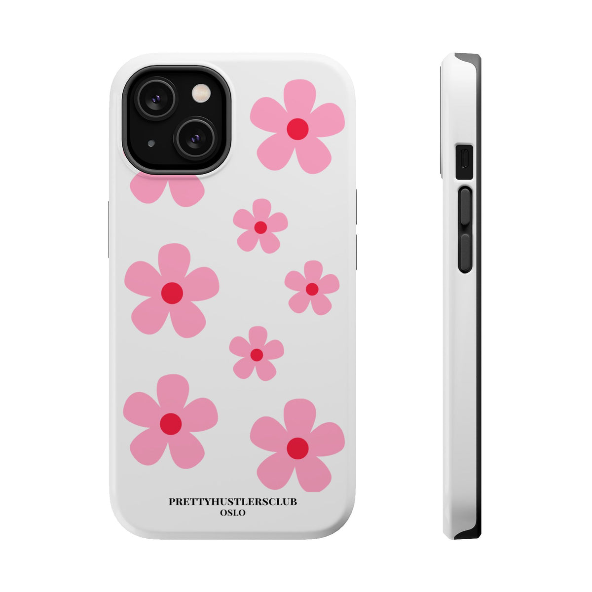 Pink Retro Daisy (MagSafe) Phone Case