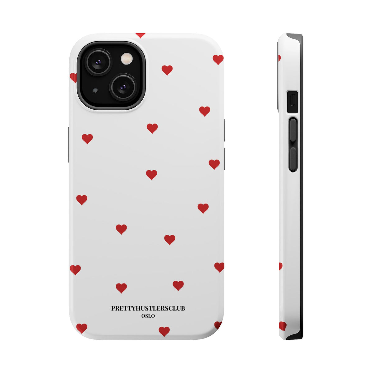 Red Heart Pattern (MagSafe) Phone Case