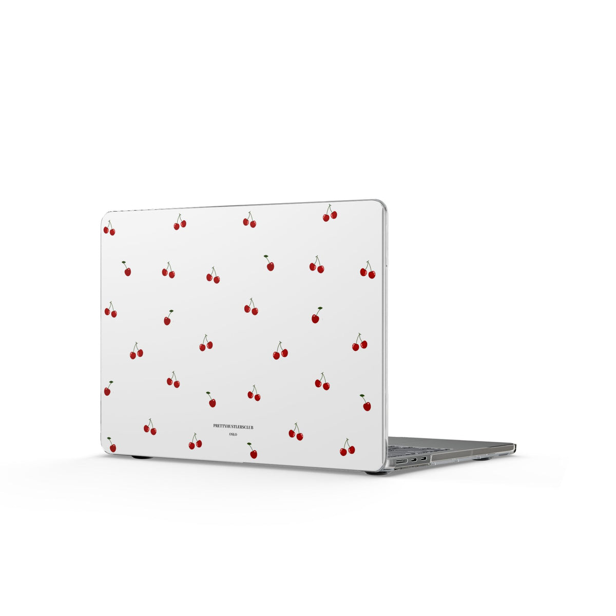 Cherry Pattern Clear MacBook Case
