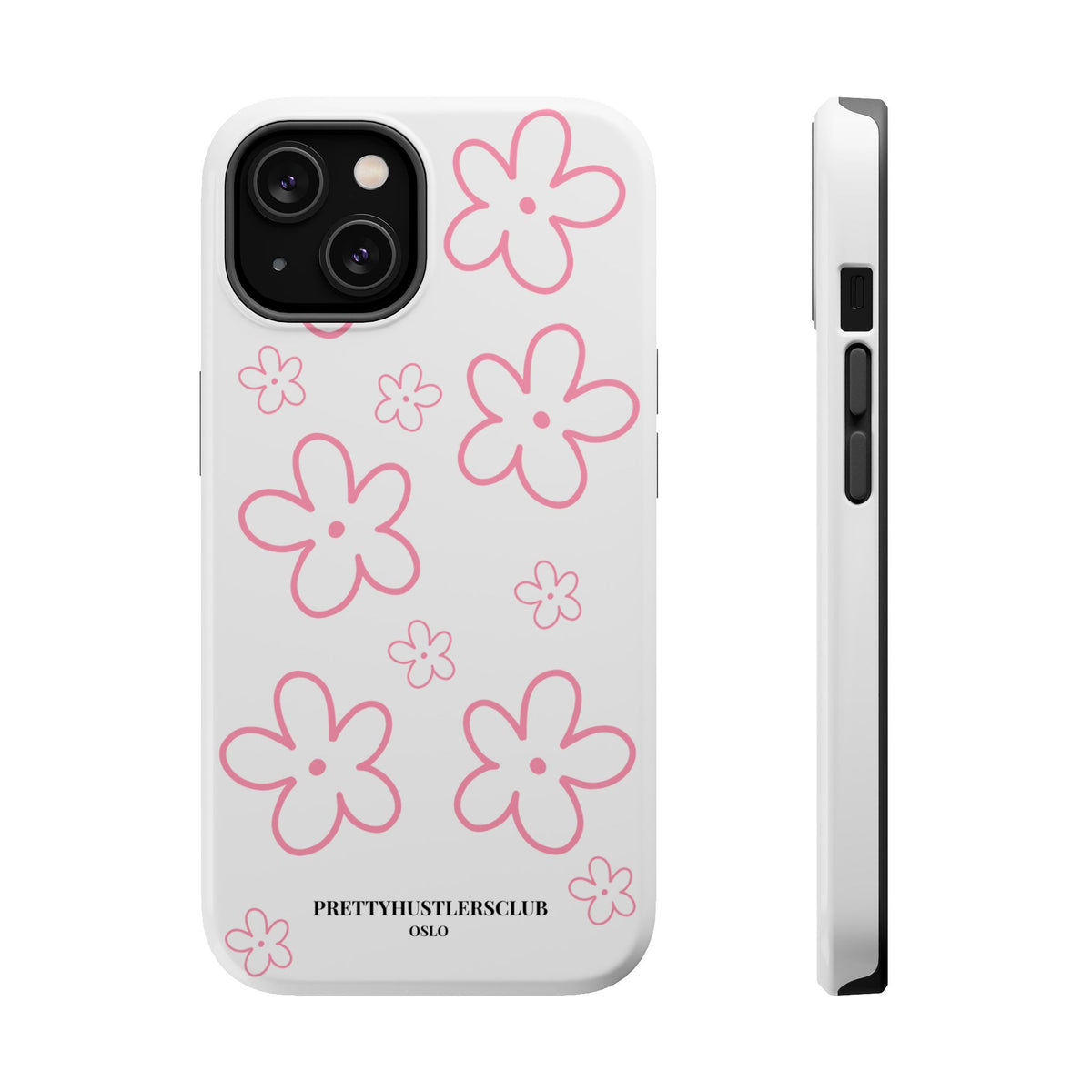 Pink Daisy Doodles (MagSafe) Phone Case