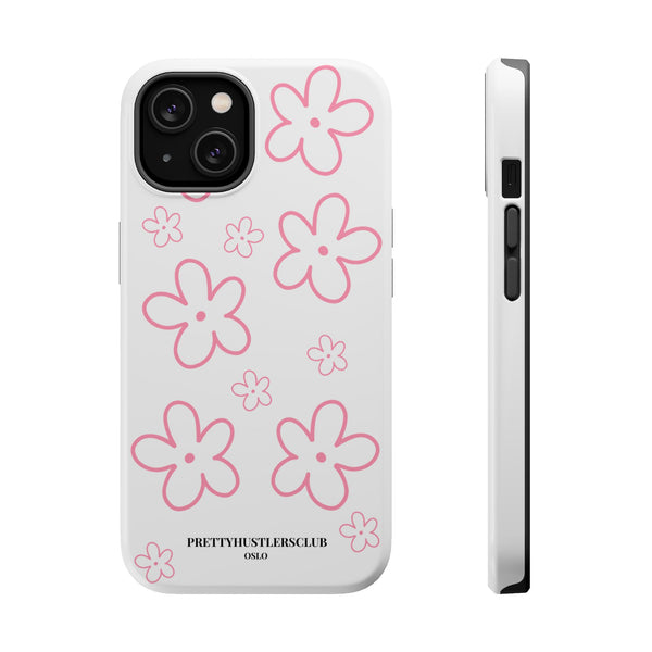 Pink Daisy Doodles (MagSafe) Phone Case