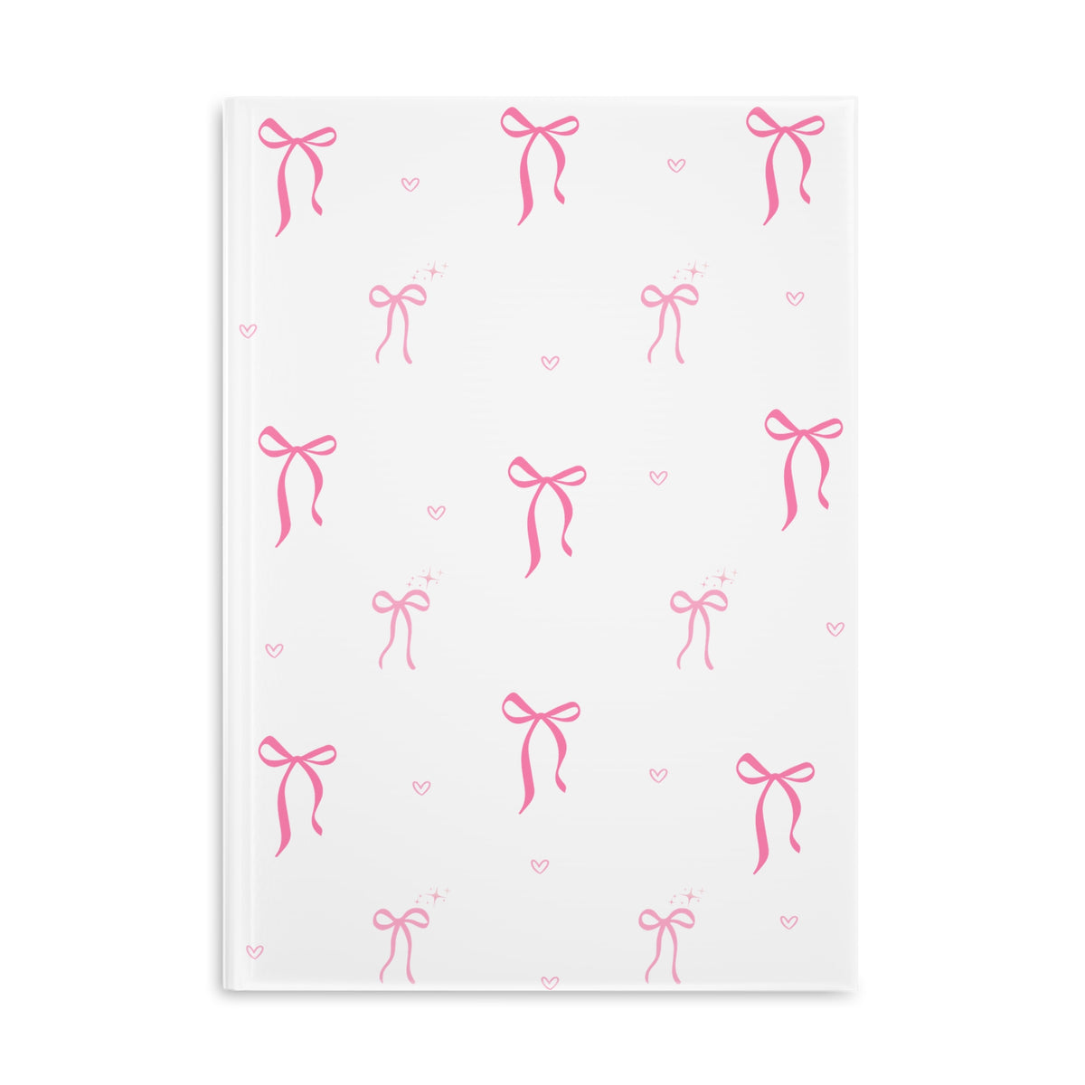 Bow Print Puffy Hardcover Notebook