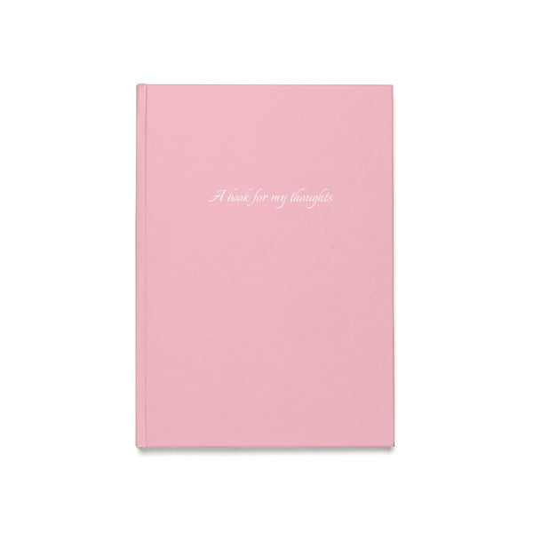 Baby Pink Book For My Thoughts Hardcover Journal