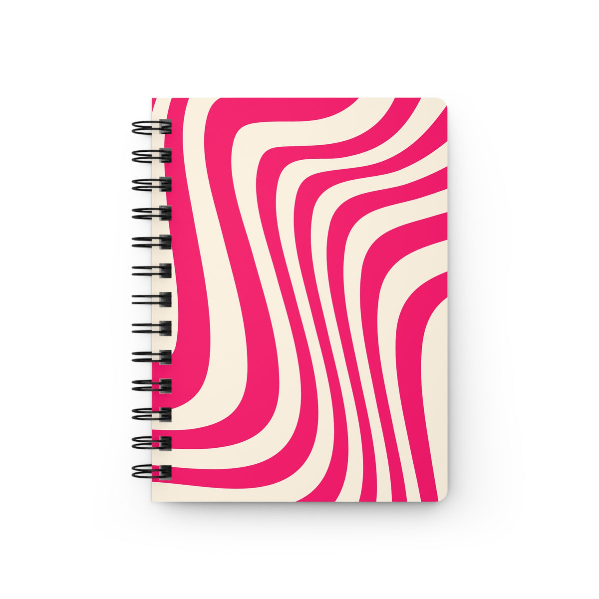 Striped Spiral Bound Notebook