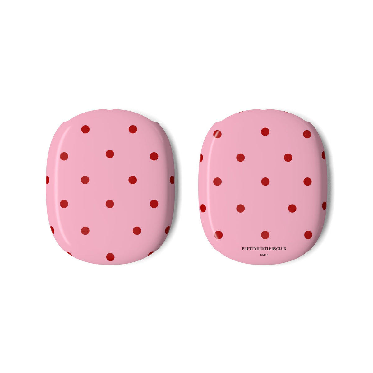 Pink with Red Polka Dots V2 AirPod Max Covers