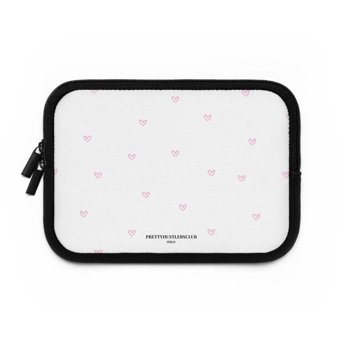 Pink Tiny Hearts Pattern Laptop Sleeve