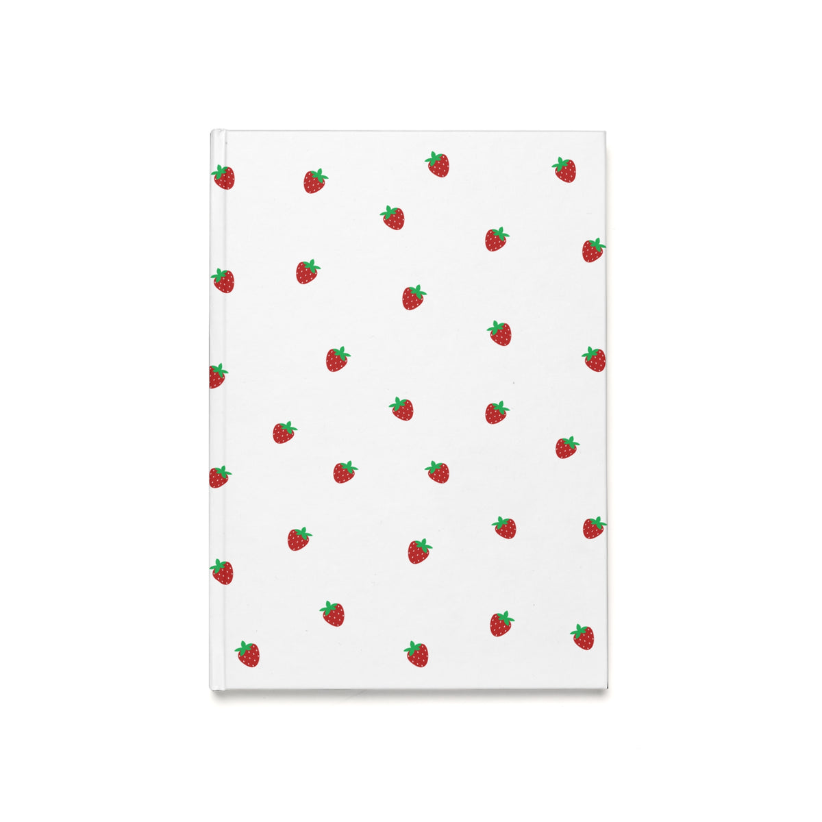 Strawberry Print Hardcover Journal