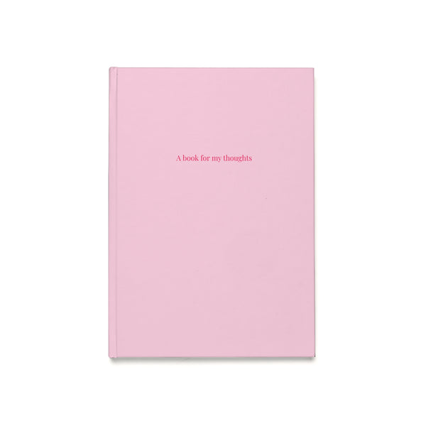 Baby Pink Book For My Thoughts Hardcover Journal (A5)