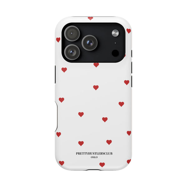 Red Heart Pattern (MagSafe) Phone Case