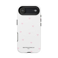 Pink Tiny Hearts Pattern (MagSafe) Phone Case
