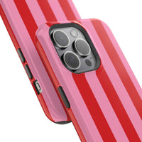 Red and pink stripes V2 (MagSafe) Phone Case
