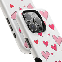 Storybook Hearts Illustration (MagSafe) Phone Case