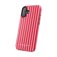 Red and Pink Stripes (MagSafe) Phone Case