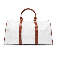 Pink Tiny Hearts Pattern Duffle Bag