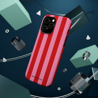 Red and pink stripes V2 (MagSafe) Phone Case