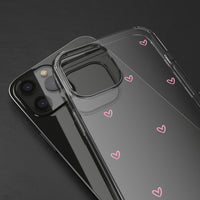 Pink Tiny Hearts Print Phone Case