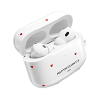 Red Heart Pattern AirPod Pro Case