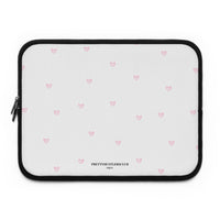 Pink Tiny Hearts Pattern Laptop Sleeve