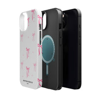 Pink Bow Pattern (MagSafe) Phone Case