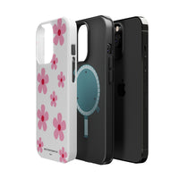 Pink Retro Daisy (MagSafe) Phone Case