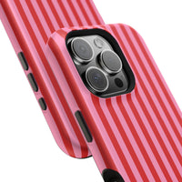 Red and Pink Stripes (MagSafe) Phone Case