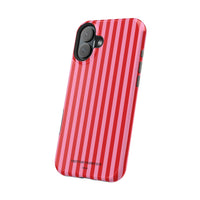Red and Pink Stripes (MagSafe) Phone Case