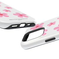 Pink Retro Daisy (MagSafe) Phone Case