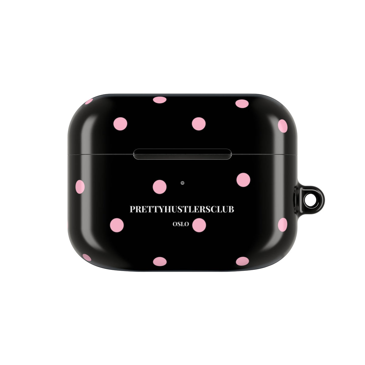 Black with Pink Polka Dots V2 AirPod Pro Case