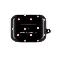 Black with Pink Polka Dots V2 AirPod Pro Case