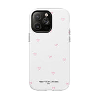 Pink Tiny Hearts Pattern (MagSafe) Phone Case