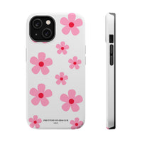 Pink Retro Daisy (MagSafe) Phone Case