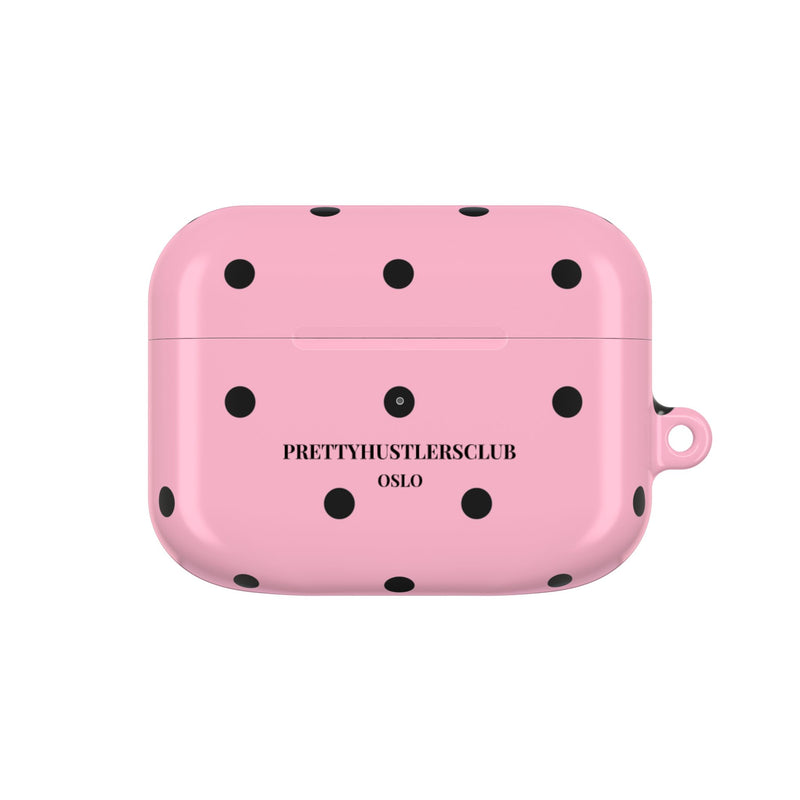 Pink With Black Polka Dots V2 AirPod Pro Case
