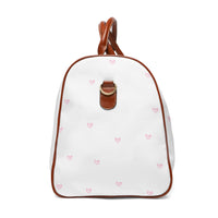 Pink Tiny Hearts Pattern Duffle Bag