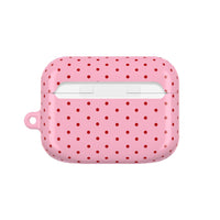 Pink With Red Polka Dots AirPod Pro Case