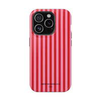 Red and Pink Stripes (MagSafe) Phone Case