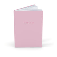 Baby Pink Book For My Thoughts Hardcover Journal (A5)