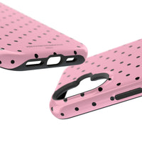 Pink With Black Polka Dots (MagSafe) Phone Case
