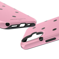 Pink With Black Polka Dots V2 (MagSafe) Phone Case
