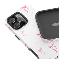 Pink Bow Pattern (MagSafe) Phone Case