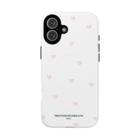 Pink Tiny Hearts Pattern (MagSafe) Phone Case