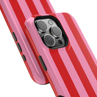 Red and pink stripes V2 (MagSafe) Phone Case