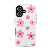 Pink Retro Daisy (MagSafe) Phone Case