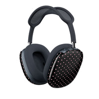 Black with Pink Polka Dots AirPods Max Covers