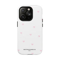 Pink Tiny Hearts Pattern (MagSafe) Phone Case