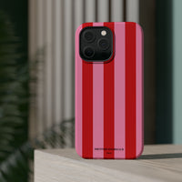 Red and pink stripes V2 (MagSafe) Phone Case